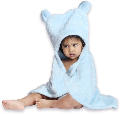 

Miss & Chief Hooded Blanket- Ears Blue(Polyester, Blue