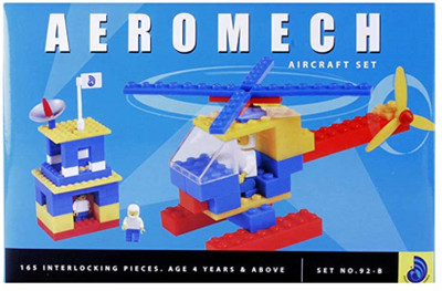 

Peacock aeromech air craft set(Multicolor)