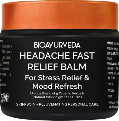 

BIOAYURVEDA HEADACHE FAST RELIEF BALM 60 gm Balm(60 g)