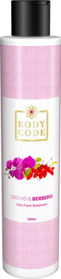 

body code Silky Fresh "Orchid & Berberies " Shower and Bath Gel Body Wash with Natural Extracts (250ml) |(250 ml)
