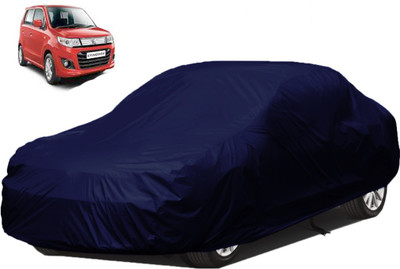 A+ RAIN PROOF Car Cover For Maruti Suzuki WagonR Stingray (Without Mirror Pockets)(Blue)
