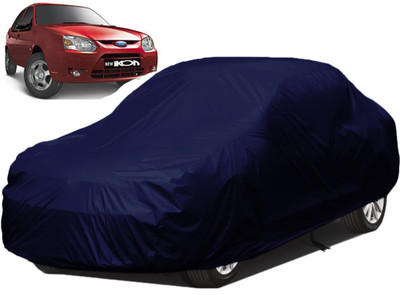 A+ RAIN PROOF Car Cover For Ford Ikon (Without Mirror Pockets)(Blue)