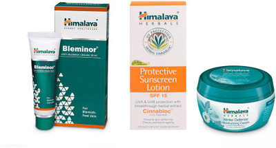 

Himalaya BLEMINOR ANTI CREAM BLEMISH, SUN SCREEN LOTION,WINTER CREAM(Set of 3)