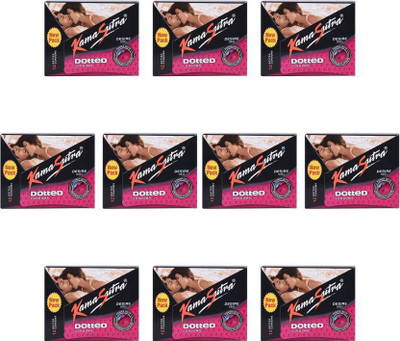 KamaSutra ks Condom(Set of 10, 120S)