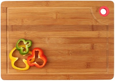 MeRaYo Thick Wooden Bamboo Kitchen Chopping Cutting Slicing Board for Fruits Vegetables Meat. Bamboo Cutting Board(Brown Pack of 1) at flipkart