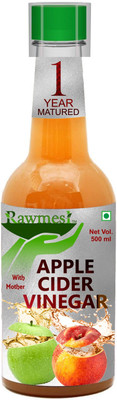 

Rawmest 1 YEAR MATURED Apple Cider Vinegar with Strand of Mother for weight loss Apple Cider Vinegar(unflavored Flavored)