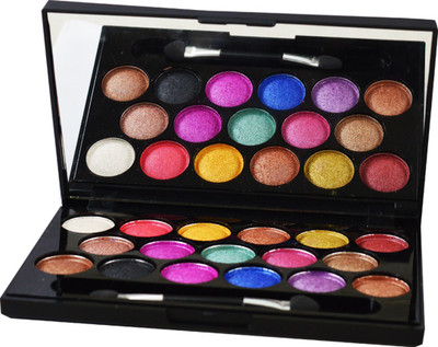 

Glam 21 17-Color Eyeshadow Palette-ES801-01 36 g(Multicolor)