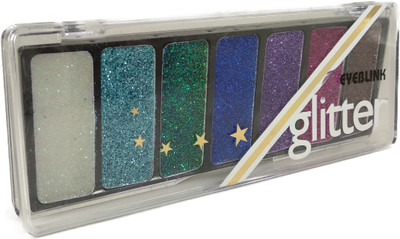 

EYEBLINK GLITTER SHINY 6 COLOR CREAM EYESHADOW PALLETE 6 ml(MULTICOLOR)