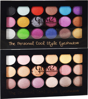 

Glam 21 Fashion 18Color Eyeshadow-ES511-01-02 Pack of 2 18 g(Multicolor)