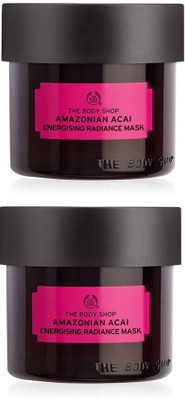 

The Body Shop Amazonian Acai Energising Radiance Mask Combo (75ML+75ML Pack Of Two)(150 g)