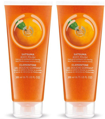 

The Body Shop Satsuma Body Polish Combo (200ML+200ML Pack Of Two) Face Wash(400)
