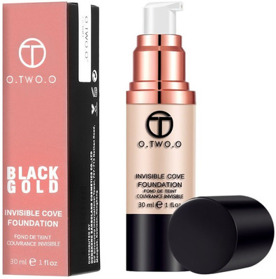 

O.TWO.O N6043 : Black Gold Invisible Cove Foundation - Weightless, Whitening, Moisturizing, Oil-control, Waterproof Liquid Foundation(N6043A01)