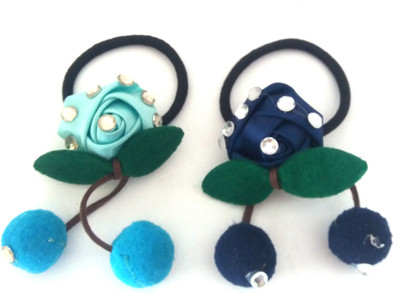 

FASHIONABLE Combo of Terry Rings Rubber Band Rubber Band(Multicolor)