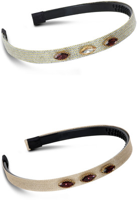 

Streemaya Hair Bands For Girls Combo of 2 (5-15 Years) Hair Band(Multicolor)