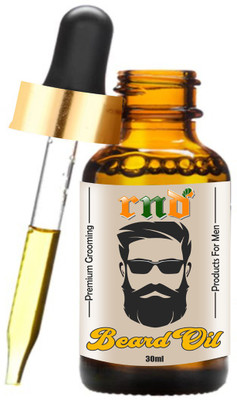 

RND Beard Oil Conditioner- All Natural Organic Argan & Jojoba Oils - Promotes Beard Growth - Softens & Strengthens Beards and Mustaches for Men Hair Oil (30 ml) Hair Oil(30 ml)