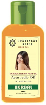 

Continent Spice DAMAGE REPAIR Hair Oil, Hair growth, Nourishment, anti- dandruff Hair Oil(210 ml)