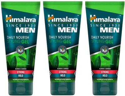 

Himalaya Strong Hold Daily Nourish Gel 50ML PACK OF 3 Hair Gel(150 ml)