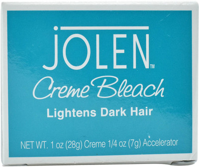 

Jolen Creme Bleach, Lightens Dark Hair - 28g (1oz) Hair Color(Multi color)