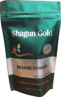 

shagun gold Zipper Brahmi powder for hair cleanser & hair smoothing 100gm(100 g)