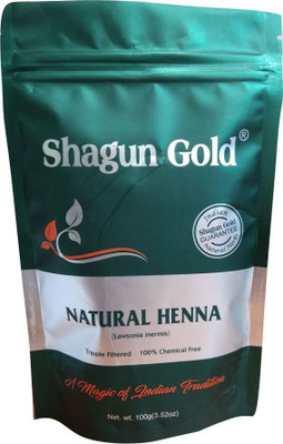 

Shagun gold Pure Henna powder for hair coloring & hand, foots 100gm(100)