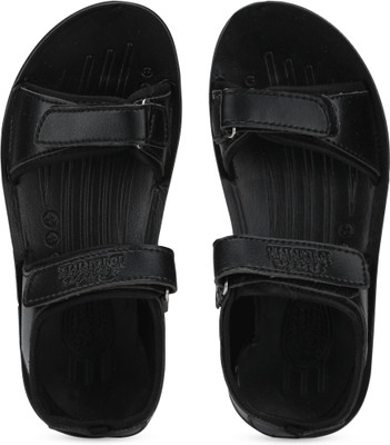 Bubblegummers Boys Velcro Flats(Black)