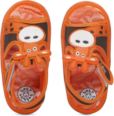 

Bubblegummers Girls Velcro Sports Sandals(Orange