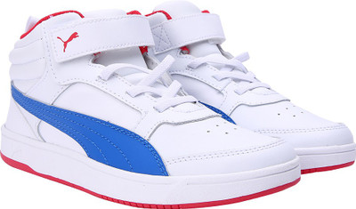 

Puma Boys & Girls Velcro Sneakers(White, White;blue-
