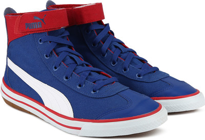 Puma Boys & Girls Lace Sneakers(Blue, Irueblue white barbacherry