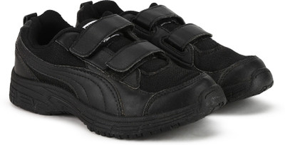 

Puma Boys & Girls Velcro Running Shoes(Black