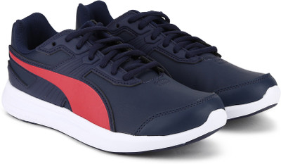 

Puma Boys & Girls Lace Running Shoes(Dark Blue, Ribbon red