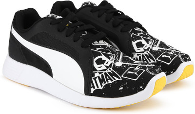 

Puma Boys & Girls Lace Sneakers(Black, White