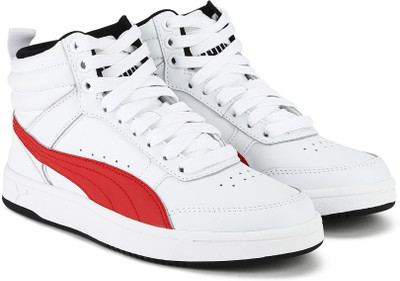 

Puma Boys & Girls Lace Sneakers(White, Black