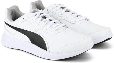 

Puma Boys & Girls Lace Running Shoes(White, Black