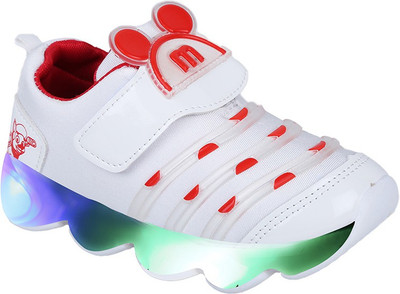

LNG Lifestyle Boys & Girls Velcro Dancing Shoes(White