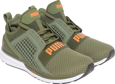 

Puma Boys & Girls Lace Running Shoes(Green, Olive