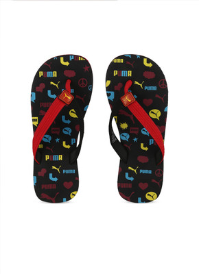 

Puma Boys & Girls Slip On Slipper Flip Flop(Multicolor, Black