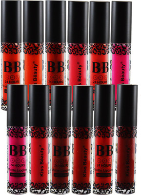 

Kiss Beauty BB Lipgloss-7520B Pack of 12(7 ml, Multicolor)