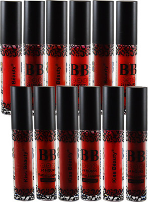 

Kiss Beauty BB Lipgloss-7520C Pack of 12(7 ml, Multicolor)
