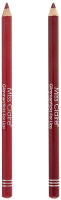 

Miss Claire Glimmer Stick lip liner(L 48 Carrot Red and L 24 Sandy Pink)
