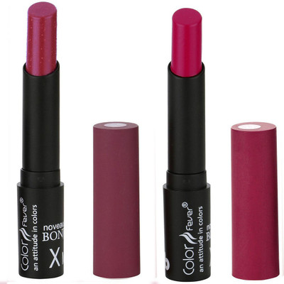 

Bonjour Paris Indian Lip Color Sensation Ultimate Soft Matte Lipsticks A18(Wild Rose, Scarlet)