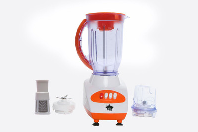

BMS Lifestyle Mixer Grinder 550 Juicer Mixer Grinder(WHITE-ORANGE, 3 Jars)