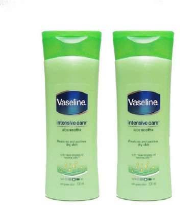 

Vaseline Intensive care aloe soothe body lotion 100ml X 2(200 ml)