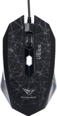 

Alcatroz X-CRAFT-V-555 Wired Optical Gaming Mouse(USB 2.0, Black, Green)