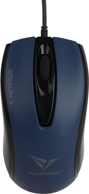 

Alcatroz STEALTH-3-M-BLUE Wired Optical Gaming Mouse(USB 2.0, Black, Blue)