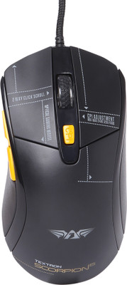 

Armaggeddon SCORPION-5 Wired Optical Gaming Mouse(USB 2.0, Black, Yellow)