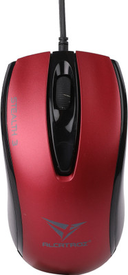 

Alcatroz Stealth-3-METALLIC-RED Wired Optical Gaming Mouse(USB 2.0, Red)