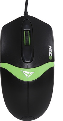 

Alcatroz ASIC-6-B-GREEN Wired Optical Gaming Mouse(USB 2.0, Black, Green)