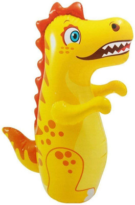 

Khushi Inflatable Hit Me 3D Punching Bop Bag (Crocodile) Inflatable Bouncer(Yellow)