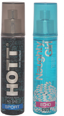 

HOTT Mens SPORT & ECHO- (Set of 2 Perfume for Couple) (60ml each) Perfume - 60 ml(For Men & Women)