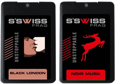 

S'SWISS BLACK LONDON AND NOIR MUSK COMBO POCKET PERFUME Perfume - 40 ml(For Men & Women)